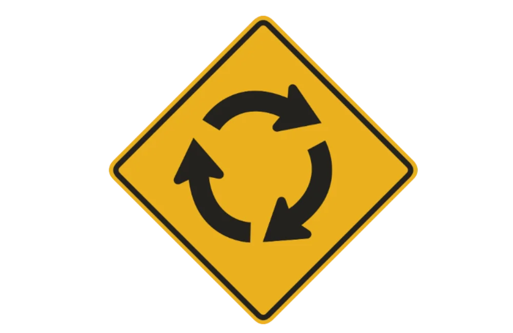 ป้ายเตือนวงเวียน